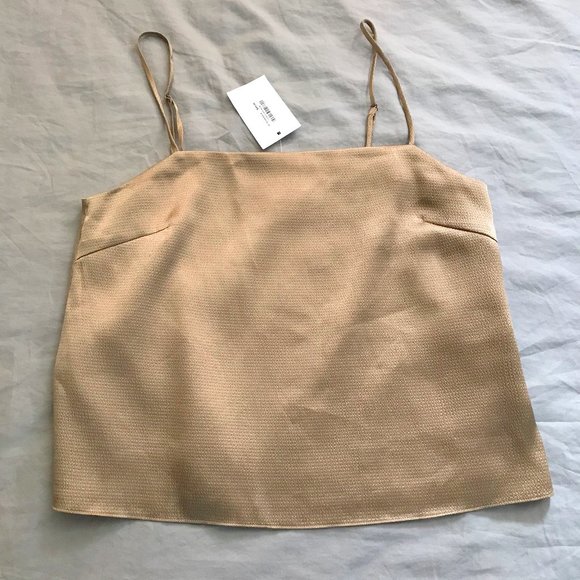 NWT Oak + Fort satin tank top - Picture 1 of 2